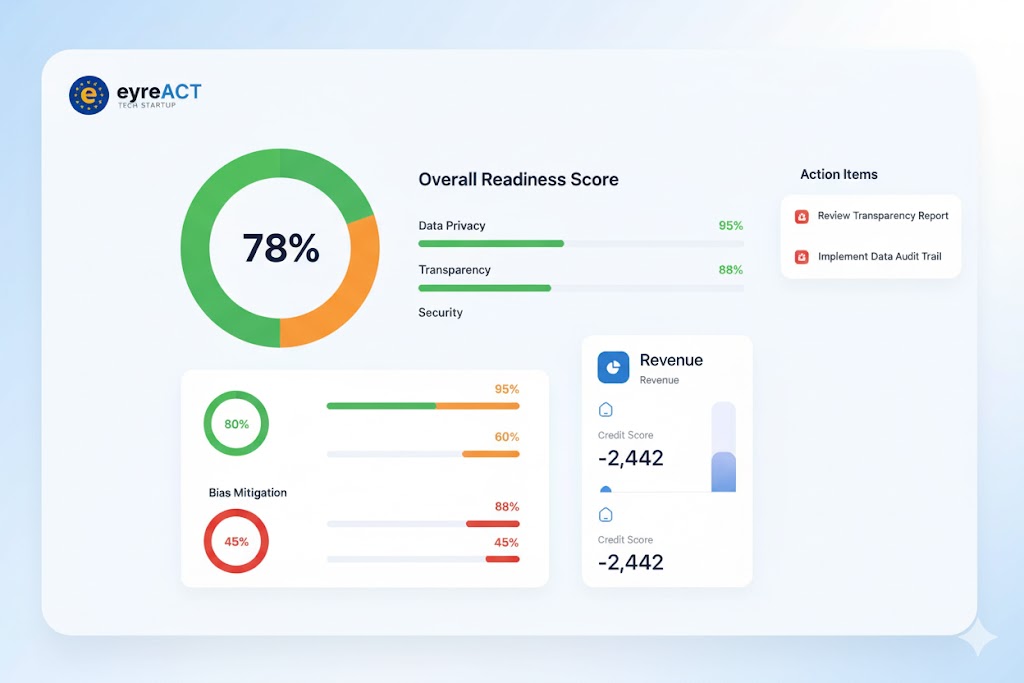 Readiness Dashboard - AI Act compliance status overview